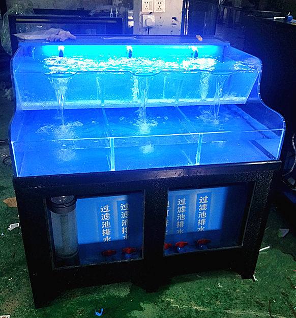 深圳两层海鲜池鱼缸定制